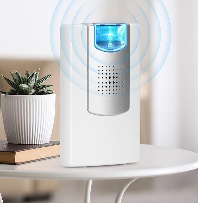 HEIDEMANN Funkklingel Set HX Flashlight,Erweiterbare Klingel mit optischem Blitz