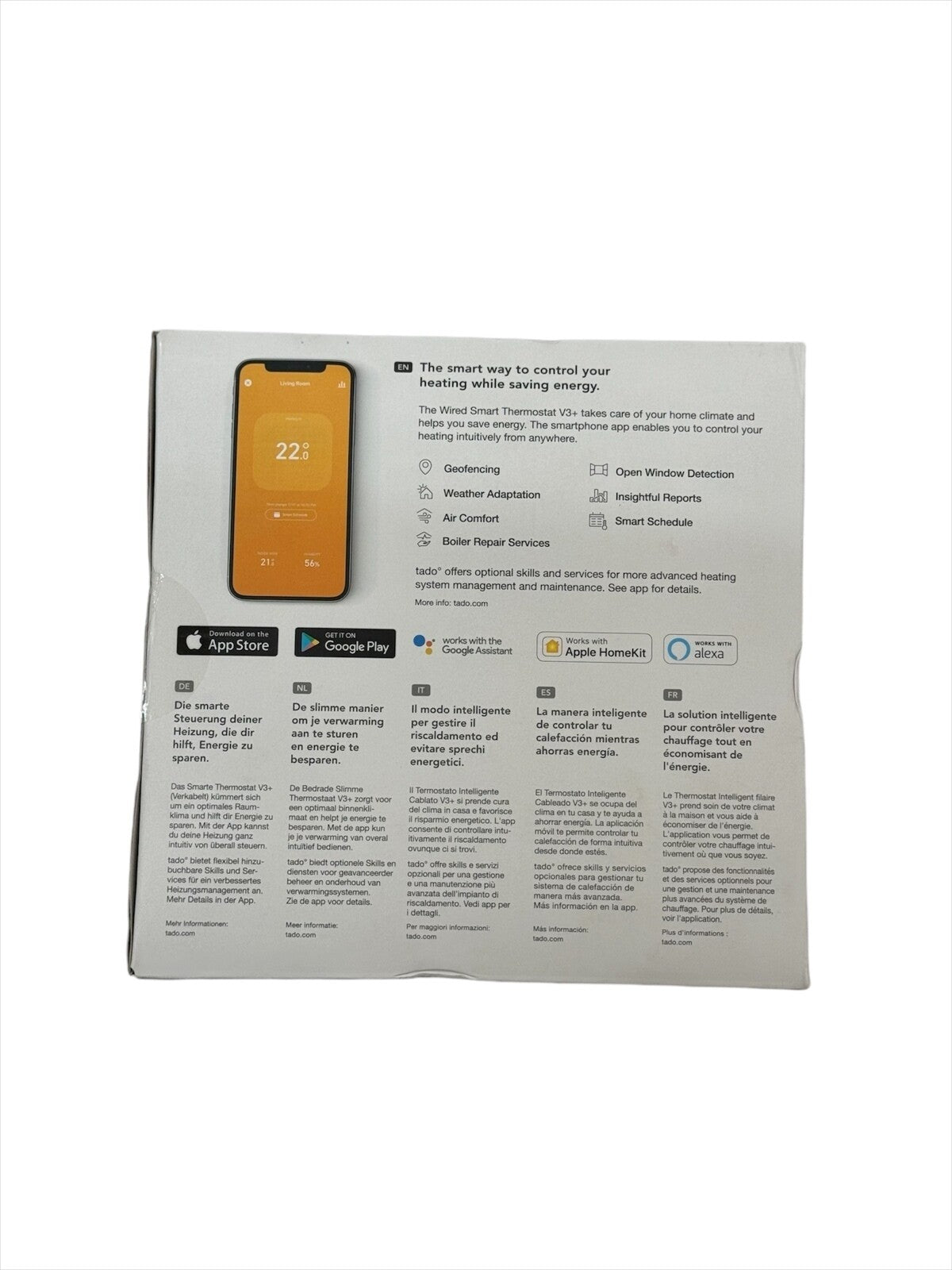 tado° Smartes Thermostat Starter Kit V3+ für Wohnungen mit Raumthermostat