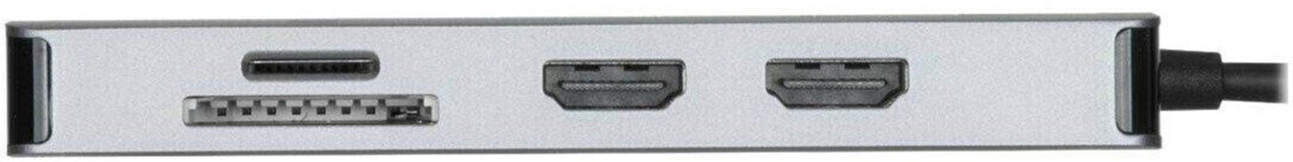 Targus DOCK423EU USB-C Hub – 2x HDMI, LAN, Kartenleser, 2x USB 3.2, Grau