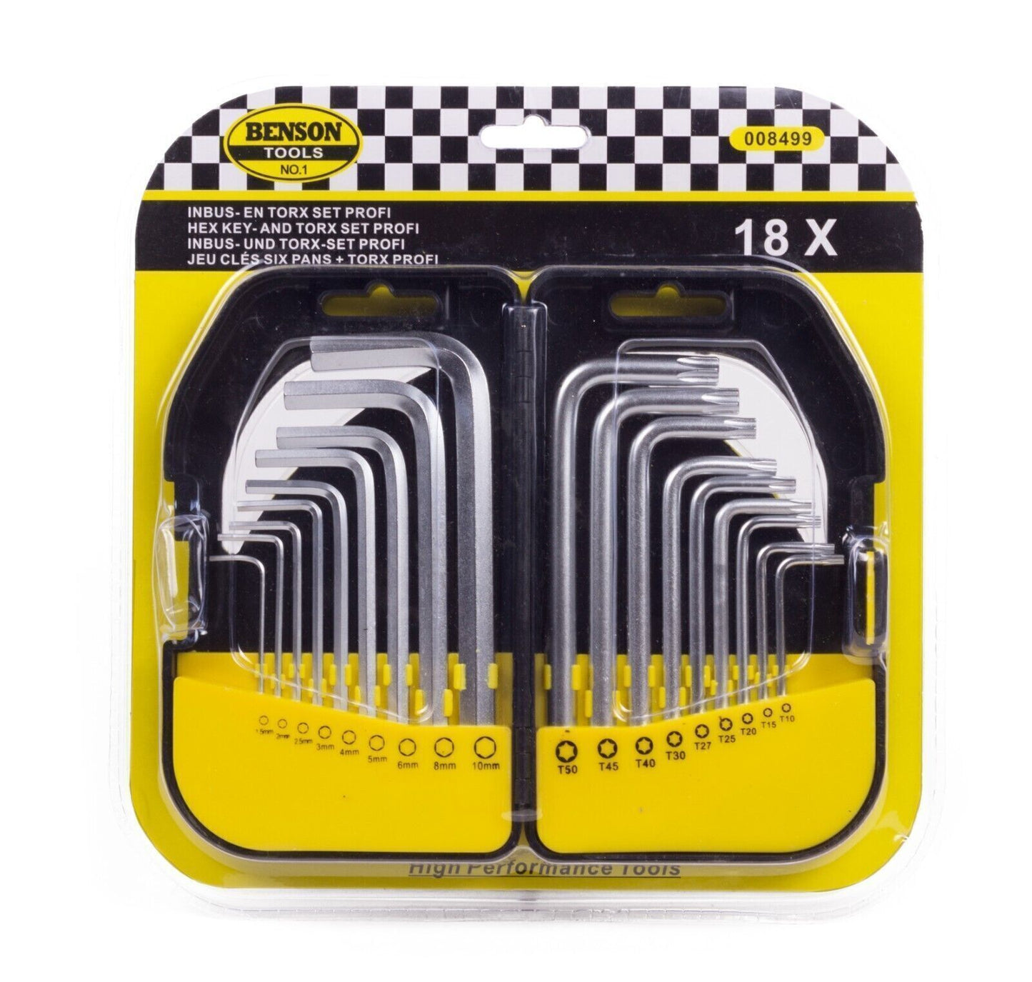 18-teiliges Torx und Innensechskant Schraubendreher Winkelschraubendreher Set