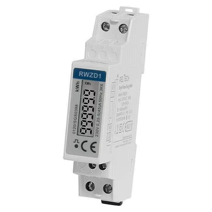 Reltech Wechselstromzähler digital MID 45A RWZD1