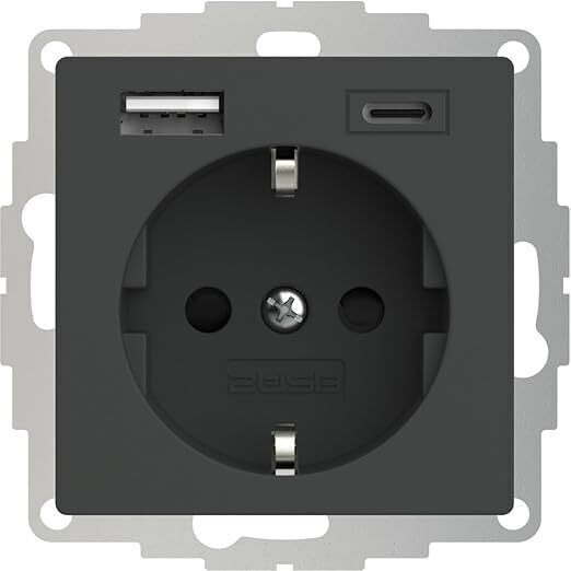 2USB inCharge PRO 55 Schutzkontakt-Steckdose, USB A/C