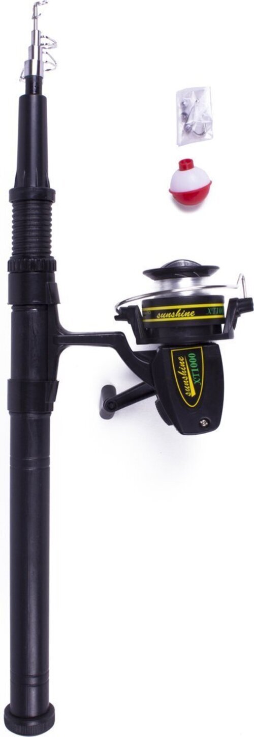 Angelset Benson Teleskoprute 165 cm – inkl. Rolle, Haken, Pose & Blei