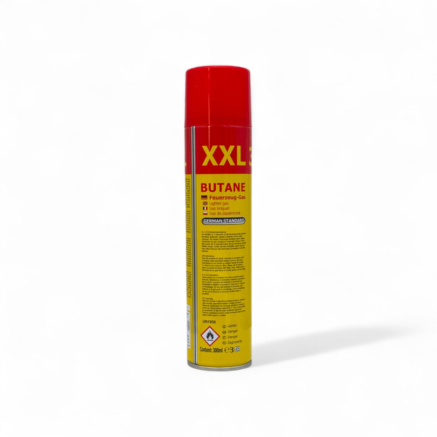 4x 300ml FEUERZEUG BUTAN GAS NACHFÜLLGAS FEUERZEUGGAS