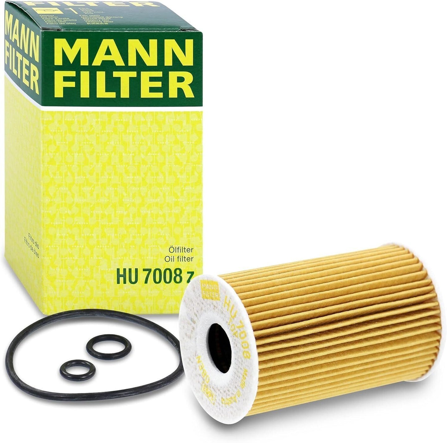 MANN-FILTER HU 7008 Z Ölfilter – Ölfilter Satz mit Dichtung / Dichtungssatz