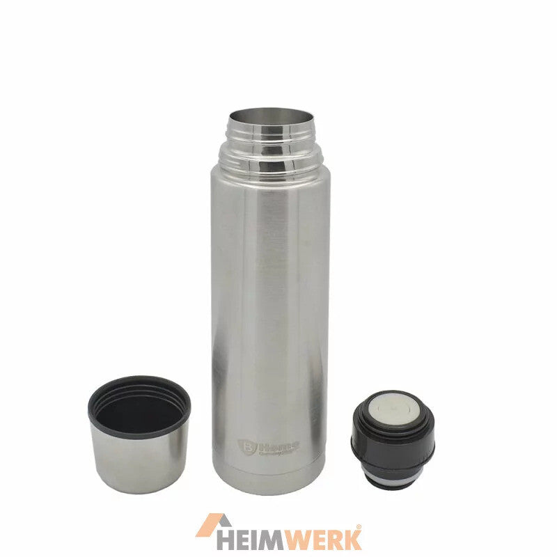 Hochwertige Thermo-Isolierflasche aus Edelstahl – 500 ml / 1000 ml