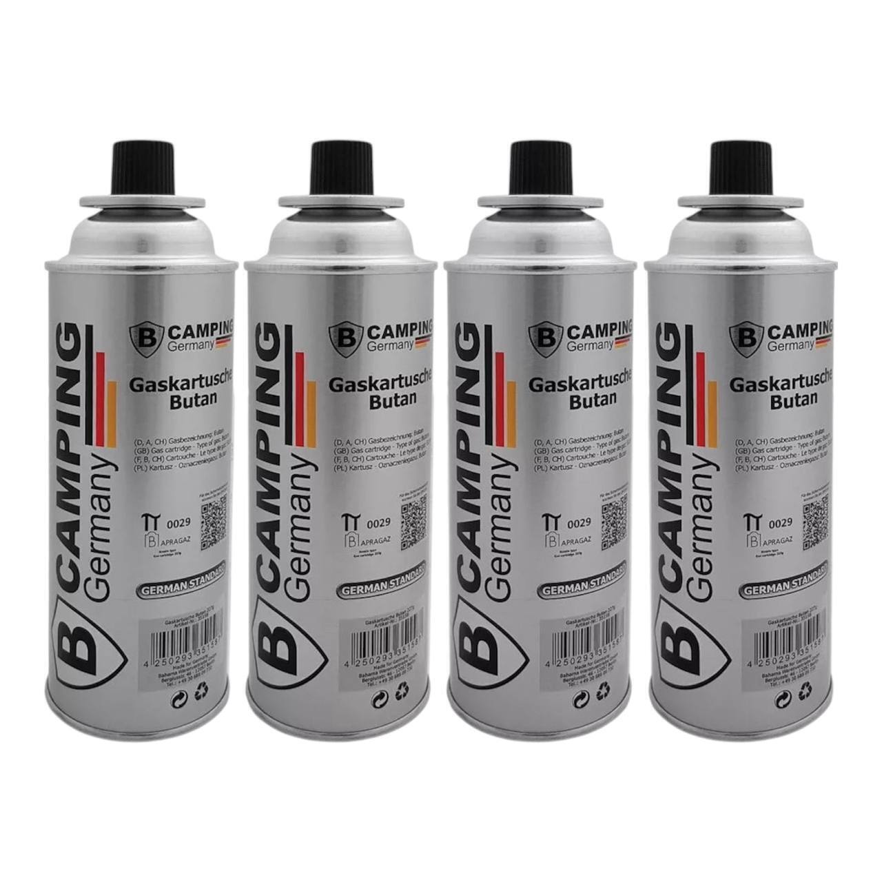 28 x B-Camping Gaskartusche Butan 227g EN417 Gas Kartusche für Camping Kocher