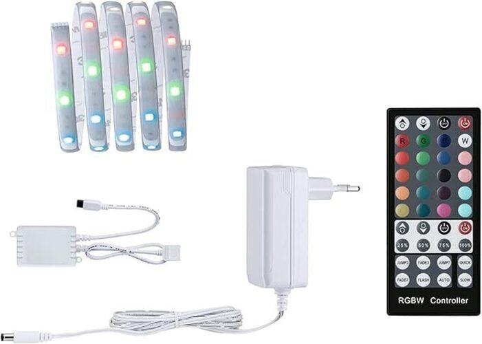 MaxLED 250 Basisset–Leistungsstarkes LED-Beleuchtungsset mit RGB-Warmweiß-Kombi
