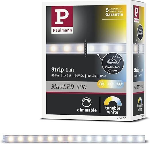 Paulmann 70630 LED Stripe MaxLED 500 Tunable White 1m