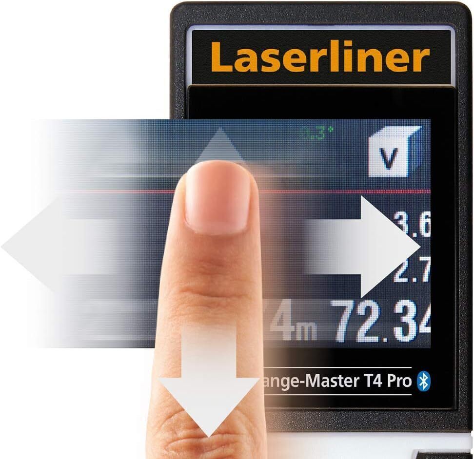 Laserliner LaserRange-Master T4 Pro Entfernungsmesser 40 m, Touch, Bluetooth