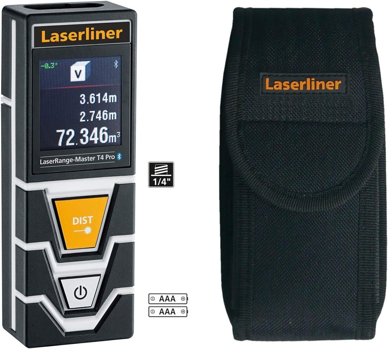 Laserliner LaserRange-Master T4 Pro Entfernungsmesser 40 m, Touch, Bluetooth
