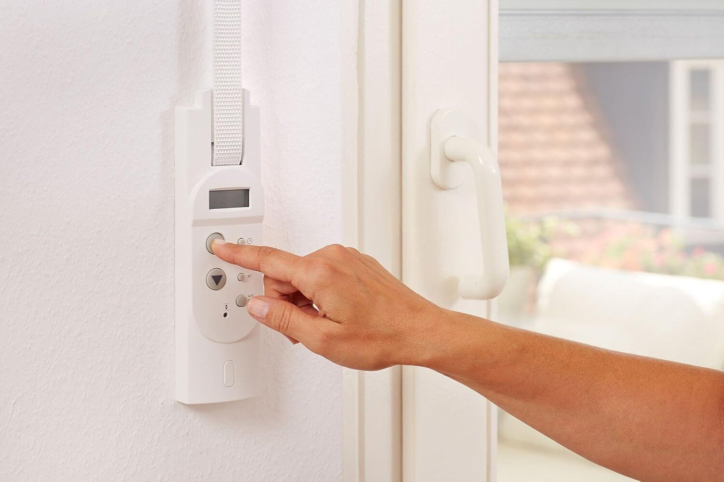 Chamberlain WPD60UP-05 elektrischer Gurtwickler für Rollläden – Weiß, 1er-Set