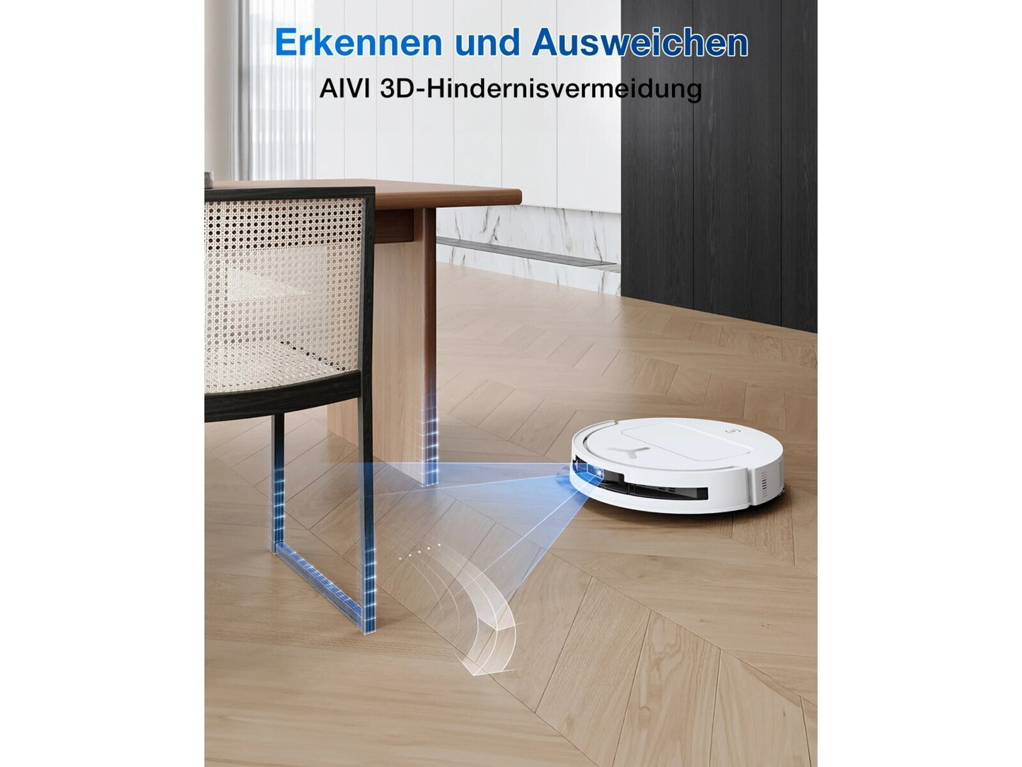 ECOVACS DEEBOT T50 PRO Omni Saugroboter mit Wischfunktion, Ausfahrende Seitenbürste und Wischmopp, 15.000 Pa, T30 PRO OMNI-Upgrade, Auto Zugabe von Reinigungslösung, Moppwäsche mit 75°C heißem Wasser