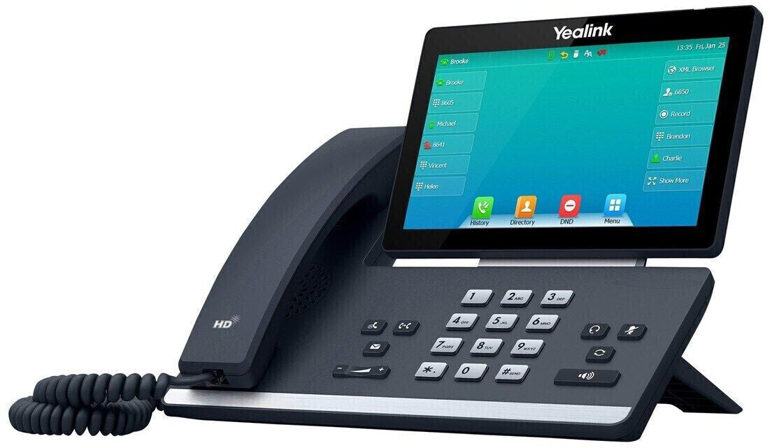 Yealink SIP-T57W IP-Telefon – Touchscreen, Bluetooth, WLAN, PoE, Gigabit