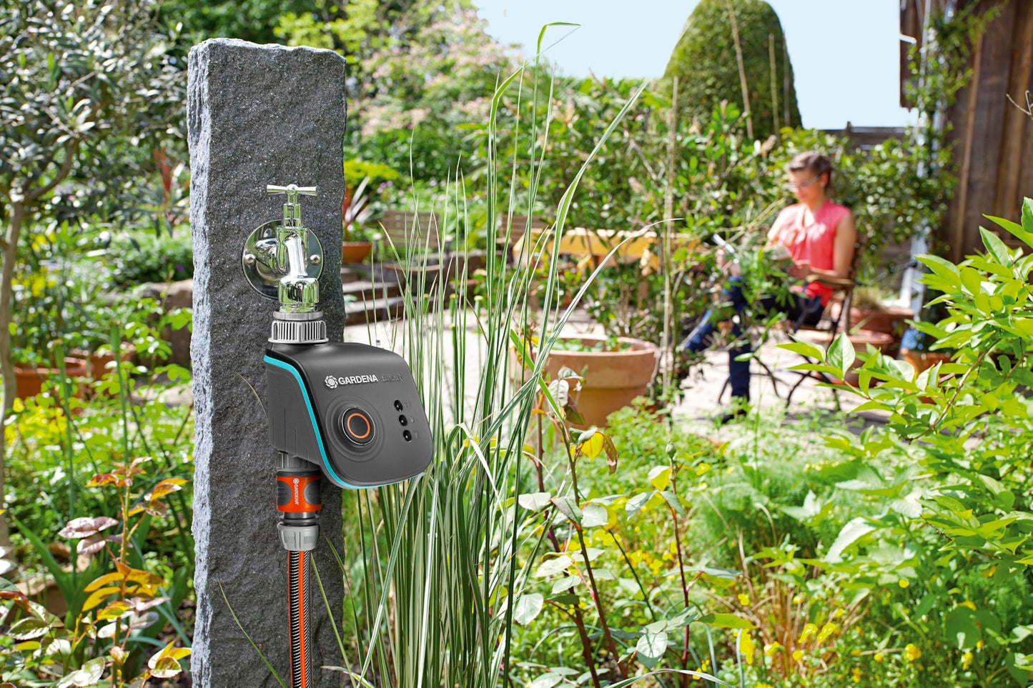 Gardena smart Water Control: Intelligenter Bewässerungscomputer mit smart App steuerbar, Frostwarnsystem, bewährte Ventiltechnik, ideal geeignet für Micro-Drip-System oder Sprinklersystem (19031-20)