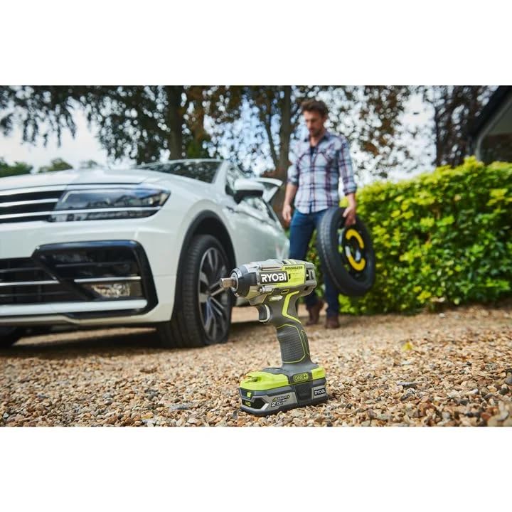 RYOBI 18 V ONE+ Brushless Akku-Schlagschrauber R18IW7-0 (Leerlaufdrehzahl 0-3000 min⁻¹, Schlagzahl 0-3900 min⁻¹, Drehmoment- Einstellungen 120/150/200/270 Nm, ohne Akku und Ladegerät)