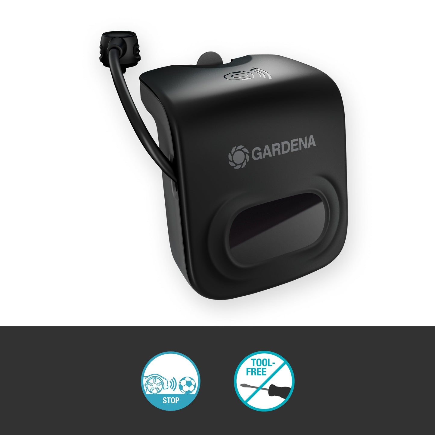 Gardena Antikollisions-Radar für smart SILENO Mähroboter, kompatibel mit pro, max und free Modellen, verhindert Kollisionen, einfache werkzeugfreie Montage, schützt Mäher und Garten (15022-20)