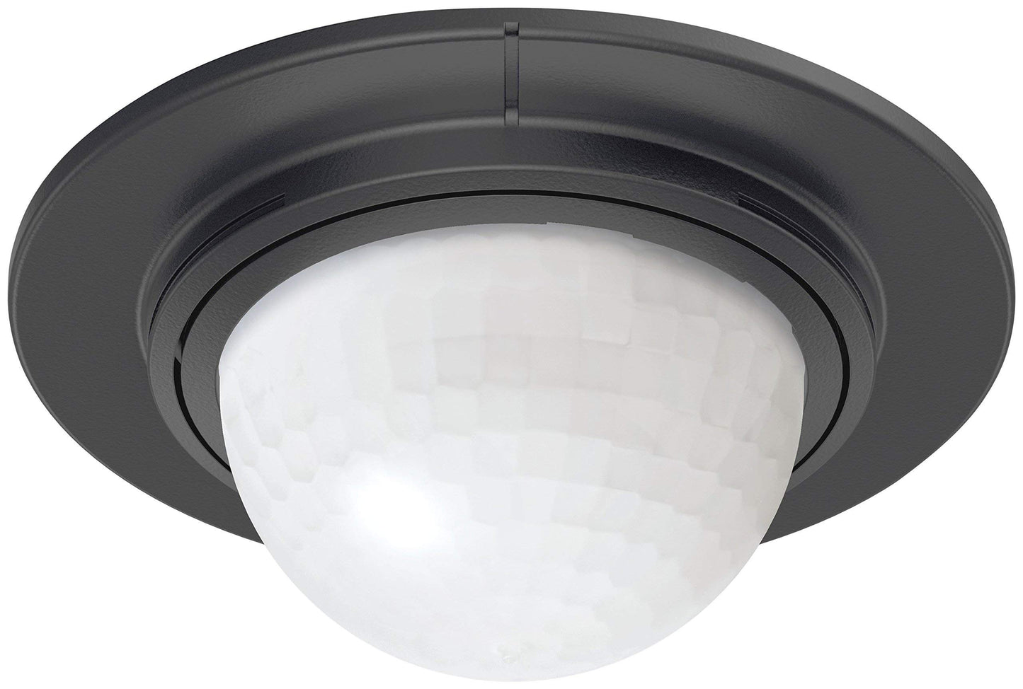 Steinel Einbau-Bewegungsmelder IS 360-1 schwarz, 1000 W Schaltleistung, 360° Sensor, max. 4 m Reichweite, LED geeignet