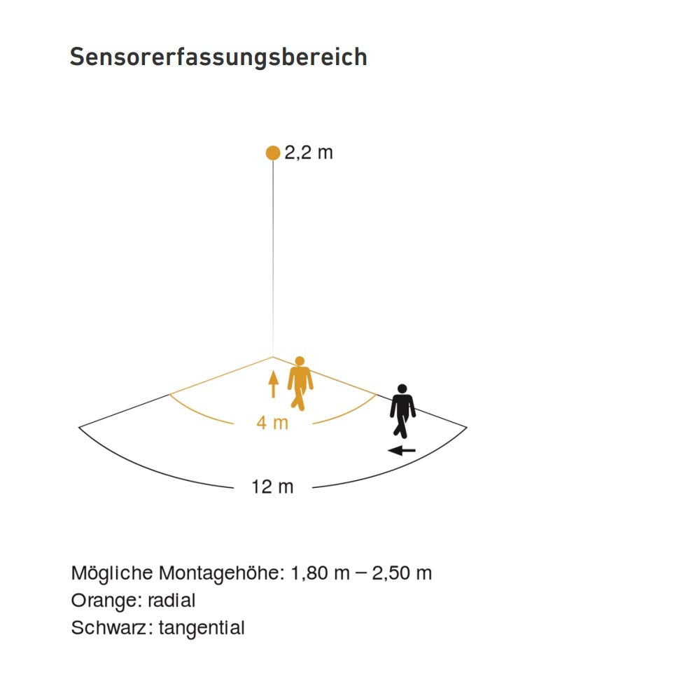 Steinel Wandleuchte L 930 S anthrazit, 9.3 W, LED-Außenleuchte, 140° Bewegungsmelder, Up-/Downlight warmweiß, Dauerlicht