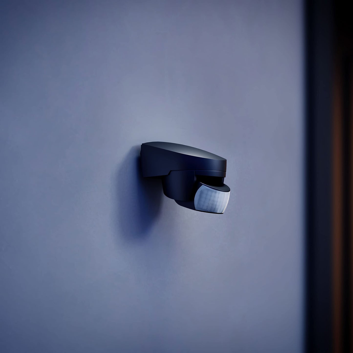 Steinel Bewegungsmelder IS 140-2 schwarz, 140° Bewegungsensor, max. 14 m Reichweite, Innen und Außen, IP54