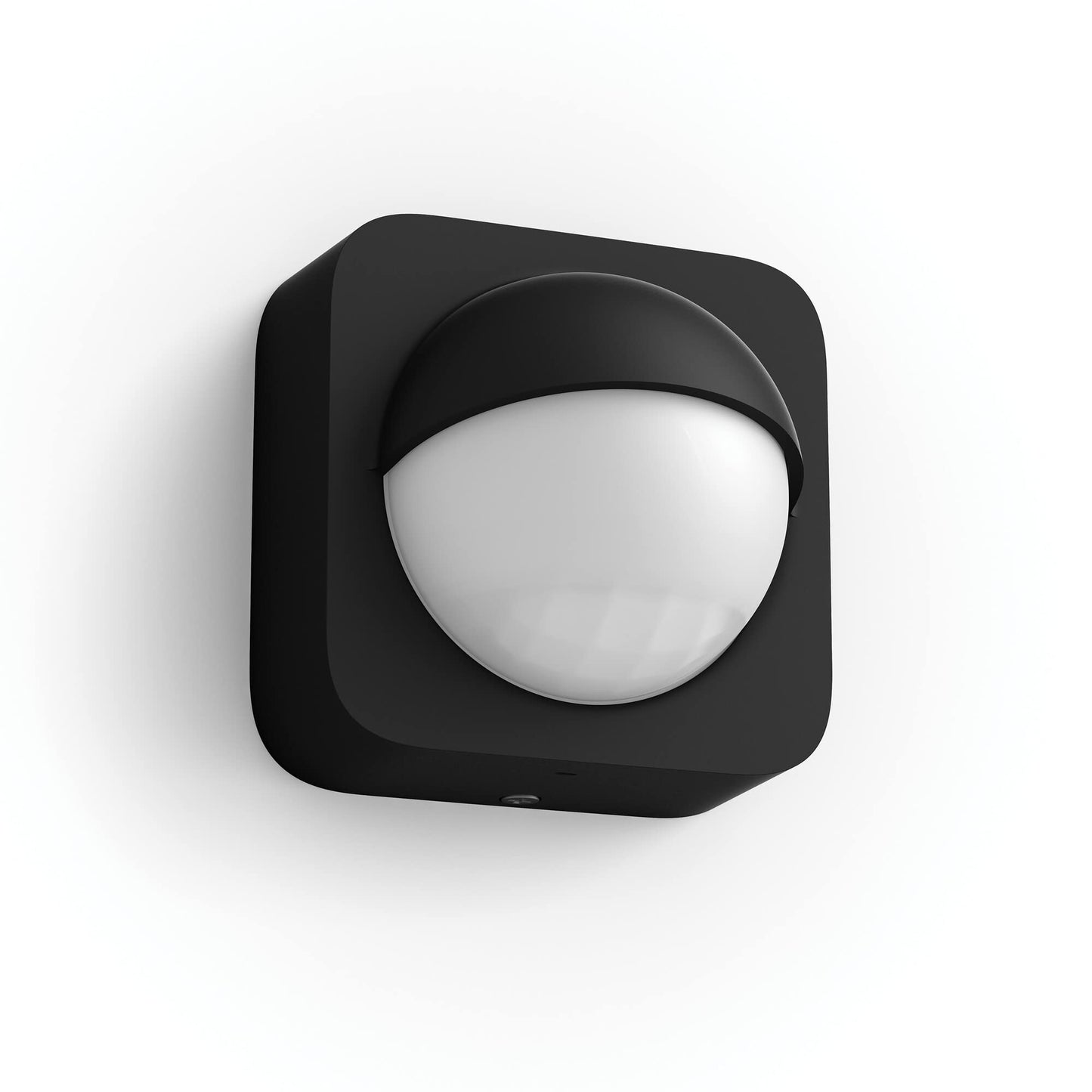 Philips Hue Bewegungsmelder Outdoor, Tageslichtsensor für smarte Beleuchtung, automatische Lichtsteuerung bei Bewegung für ein sicheres Zuhause, schwarz