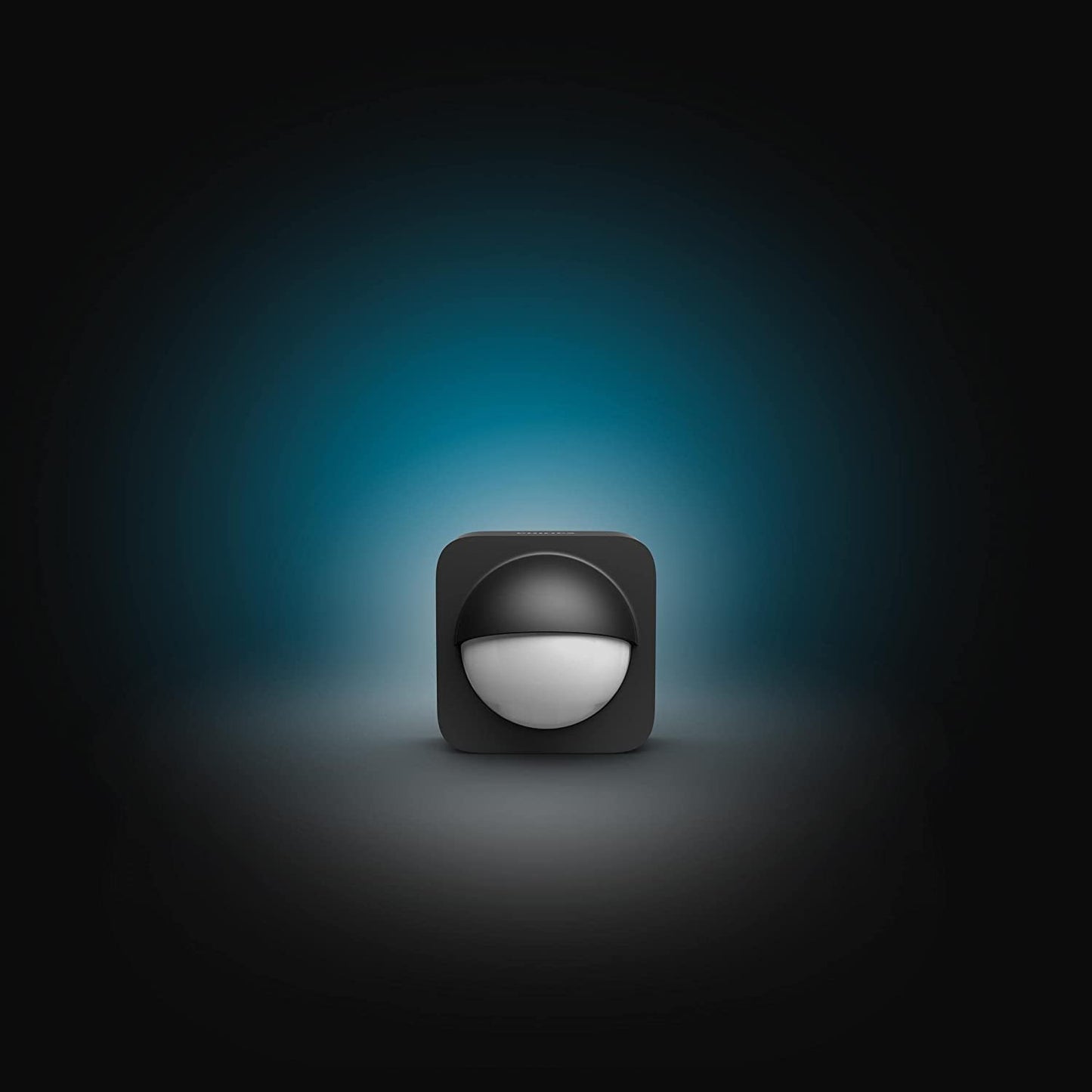 Philips Hue Bewegungsmelder Outdoor, Tageslichtsensor für smarte Beleuchtung, automatische Lichtsteuerung bei Bewegung für ein sicheres Zuhause, schwarz