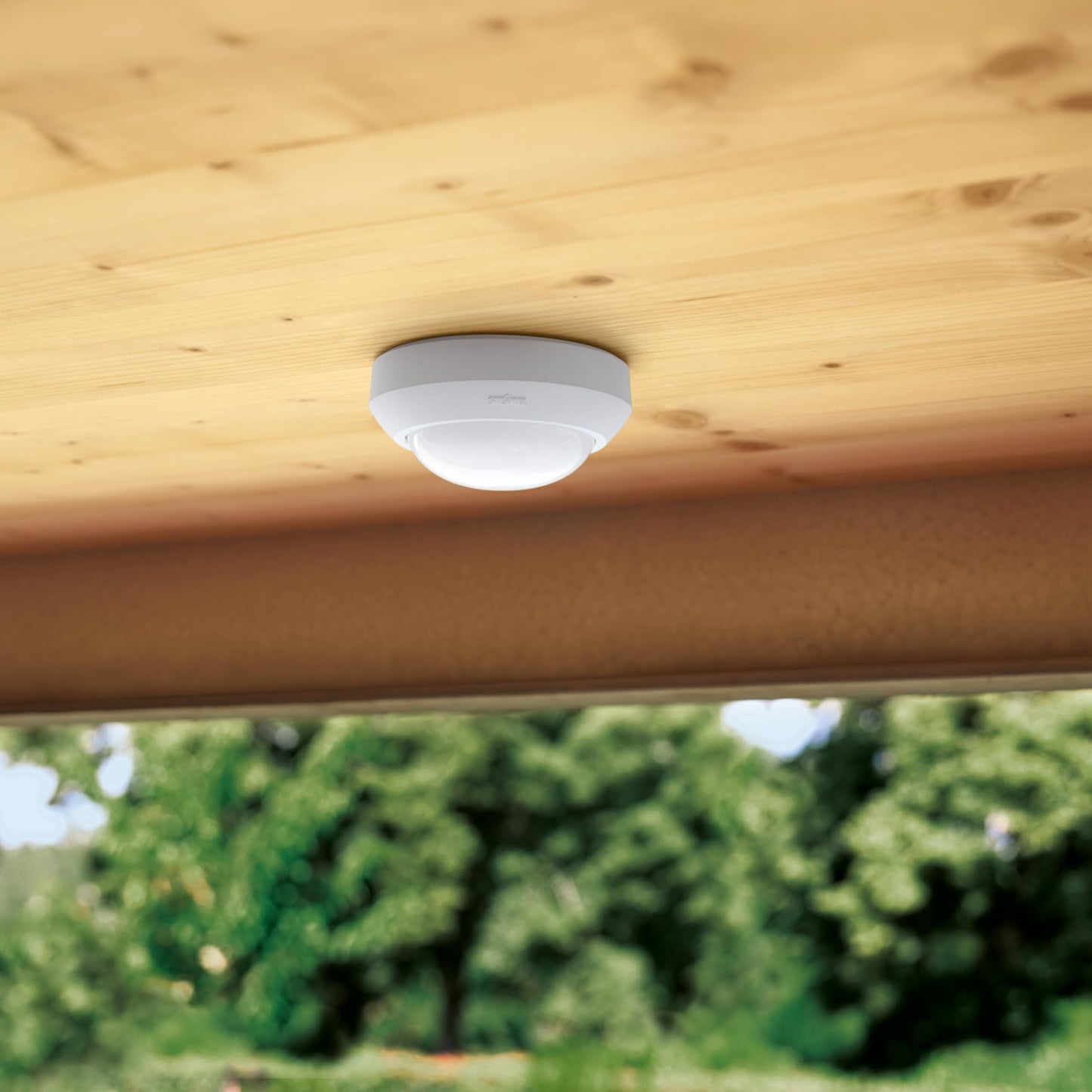 Steinel Bewegungsmelder IS 360-3 weiß, 2000 W Schaltlast, 360° PIR Sensor, 12 m Reichweite, LED geeignet, Deckenmontage