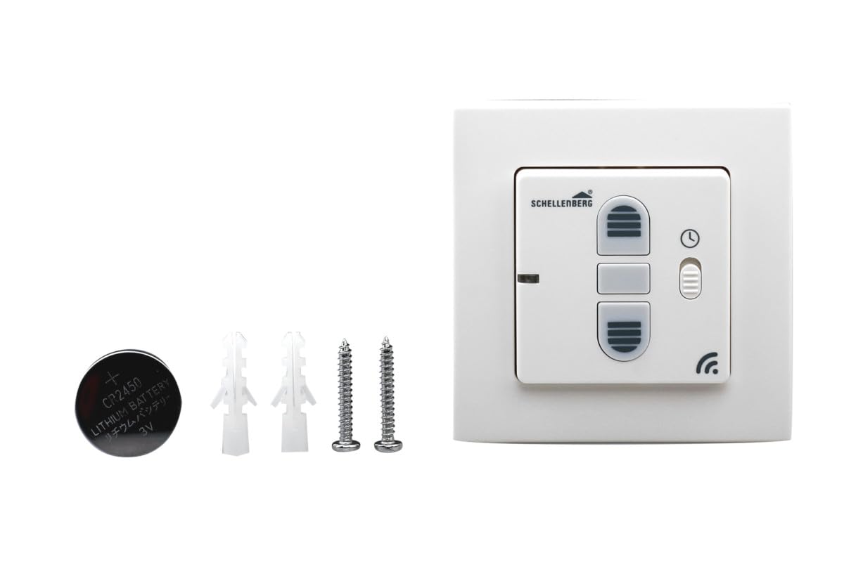 Schellenberg 20031 Smart-Home Funk Zeitschaltuhr Steuerung für Rolläden, Licht, Steckdosen und Markisen