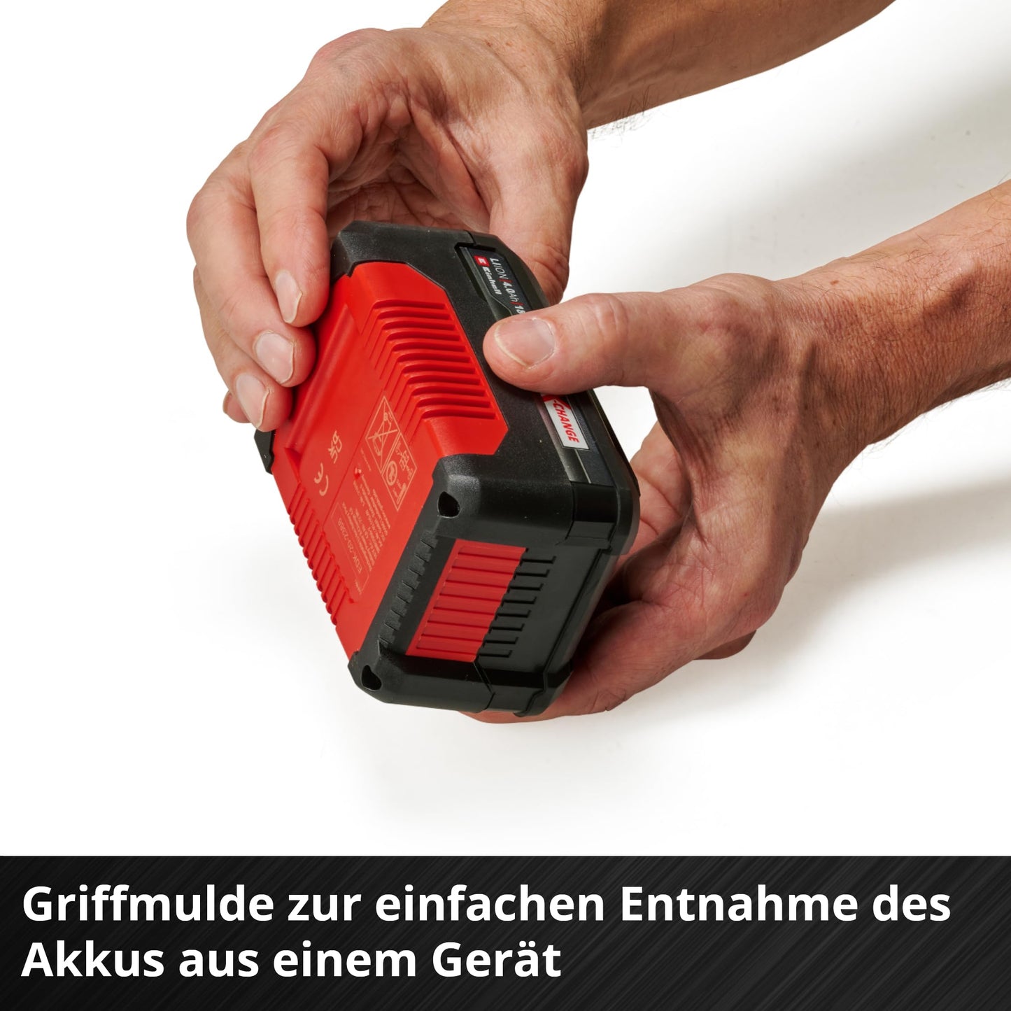 Original Einhell Akku PXC-Twinpack 4,0 Ah Power X-Change (Li-Ion, 18 V, 2x 4,0 Ah, für alle PXC-Geräte geeignet, proaktives Batteriemanagement, situativ angepasste Ladezyklen)
