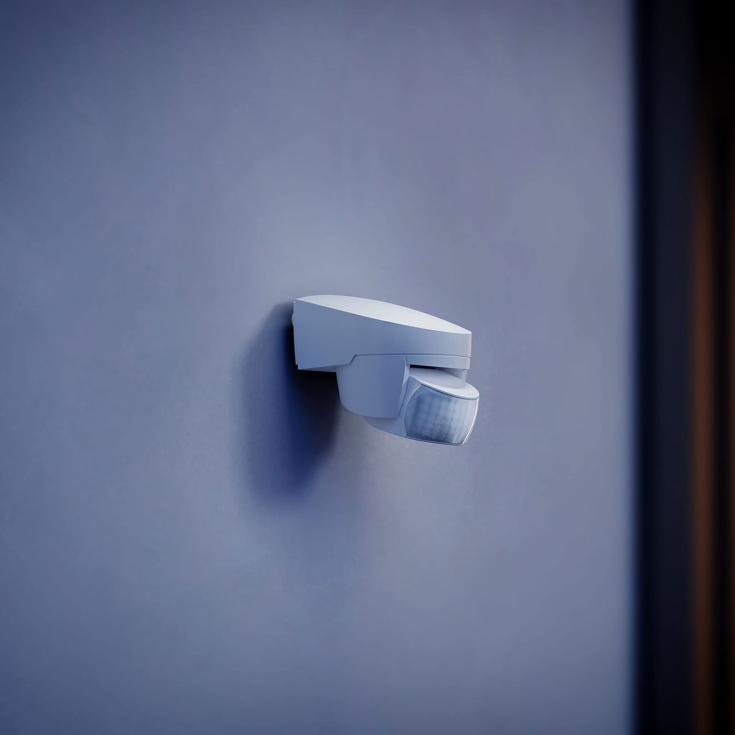 Steinel Bewegungsmelder IS 140-2 weiß, 140° Bewegungsensor, max. 14 m Reichweite, Innen und Außen, IP54