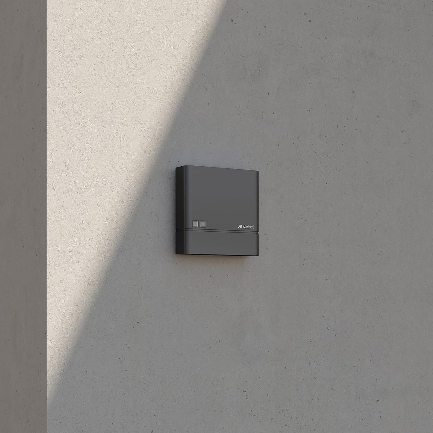 Steinel Dämmerungssensor NightmatIQ Anthrazit, Dämmerungsschalter außen, Lichtsensor für Außenbeleuchtung, IP54, 230 V