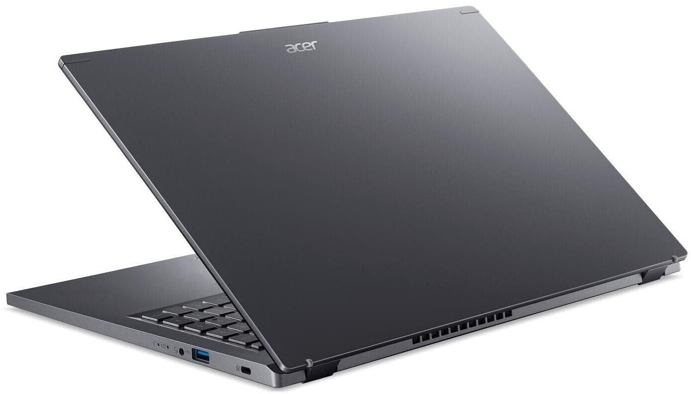 Acer Aspire 15 (A15-51M-55AY) Laptop | 15,6" WQHD IPS Display | Intel Core 5 120U | 16 GB RAM | 512 GB SSD | Intel Grafik | Windows 11 | QWERTZ Tastatur | grau