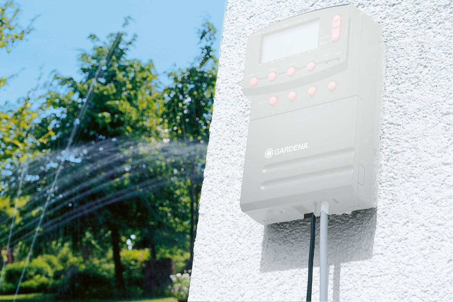 Gardena Verbindingskabel 24 V, 15 m: Aansluitkabel voor het aansluiten van max. 6 Gardena Beregeningsventielen 24 V, kabeldoorsnede 7 x 0,5 mm² (1280-20)