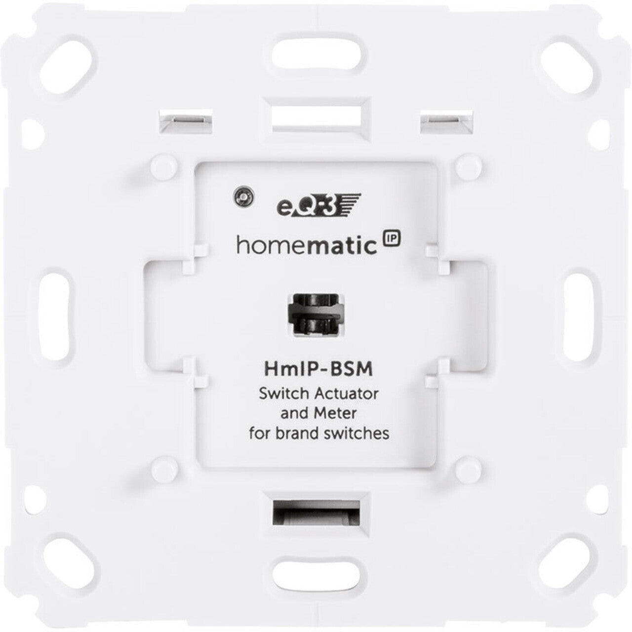 Homematic IP Smart Home Schalt-Mess-Aktor HmIP-BSM für Markenschalter (142720)