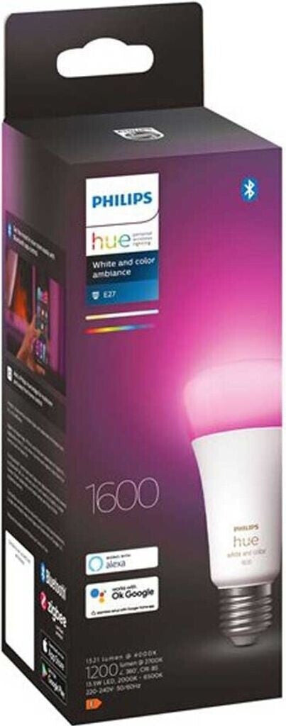 Philips Hue White & Color Ambiance E27 15W 1600lm RGBW Bluetooth LED NEU