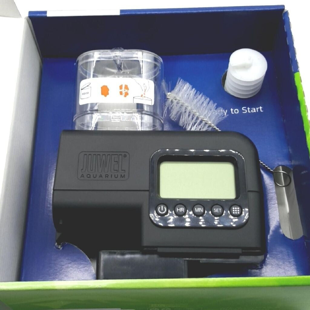 JUWEL SmartFeed 2.0 Premium Futterautomat Aquarium digital für Flocken & Granulat