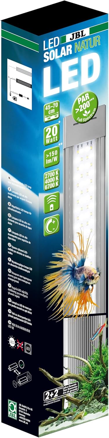 JBL LED Solar Natur 20W Gen2 Aquarium Beleuchtung LED Süßwasser IP67