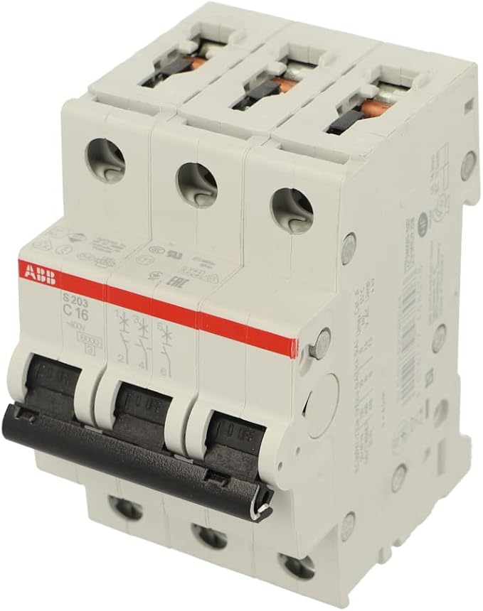 ABB S203-C16 3P Circuit Cutter 50/60Hz 16A