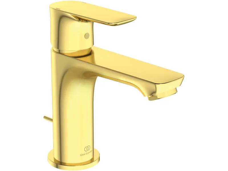 Ideal Standard Connect Air XS-Size mit Zugstangen-Ablaufgarnitur gold gebürstet (A7007A2)