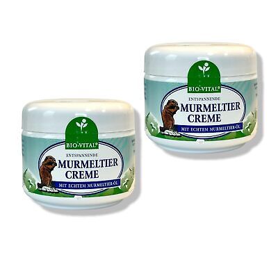 BIO-VITAL Murmeltier Creme 2x 125ml – Entspannende Körperpflege mit Murmeltier