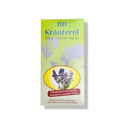 2er Set - Bio-Vital 110 Kräuteröl - Pflegt, erfrischt, regt an (2x 100 ml)