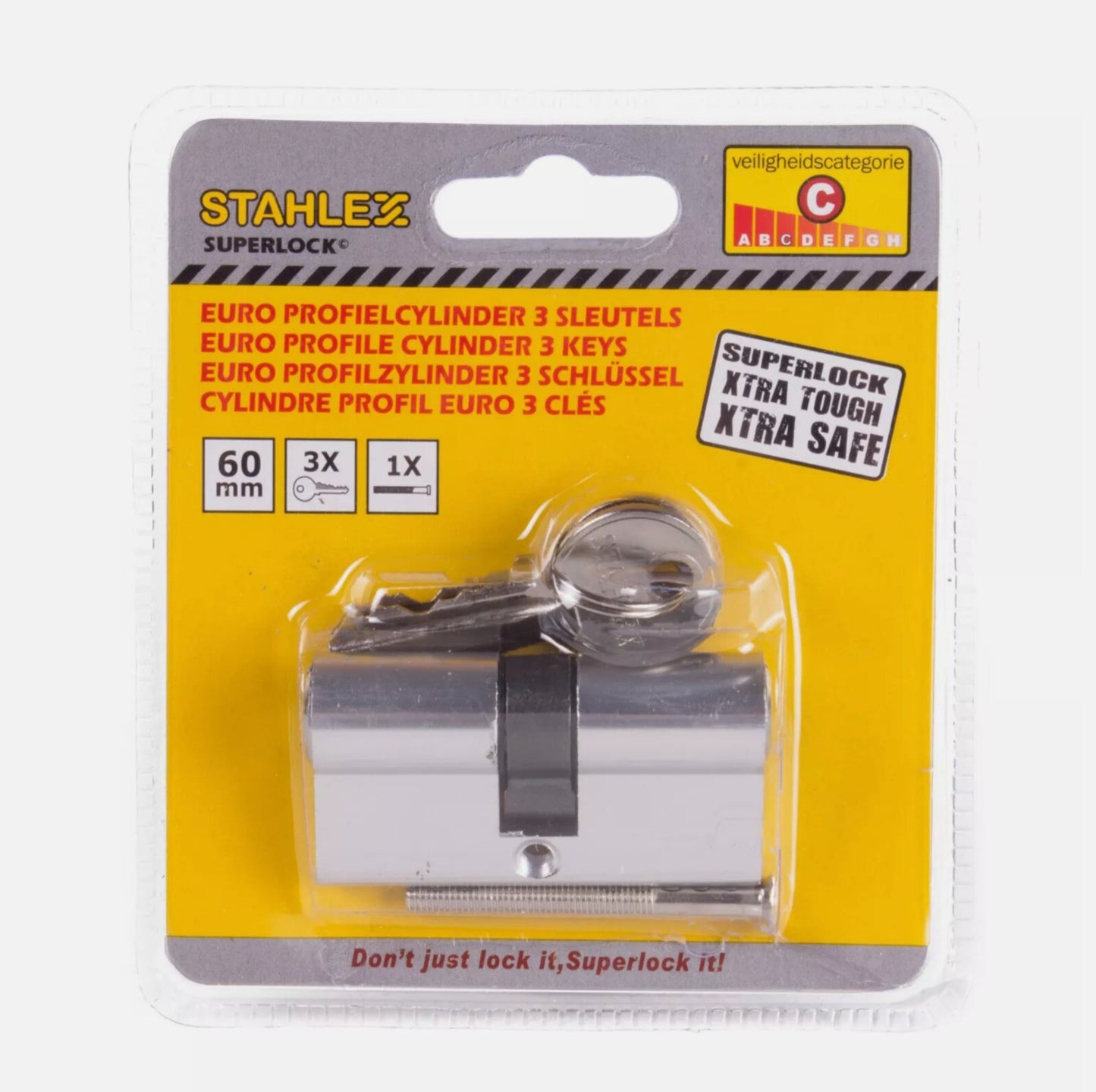 Zylinderschloss Schließzylinder Profilzylinder Doppelschließzylinder 60mm