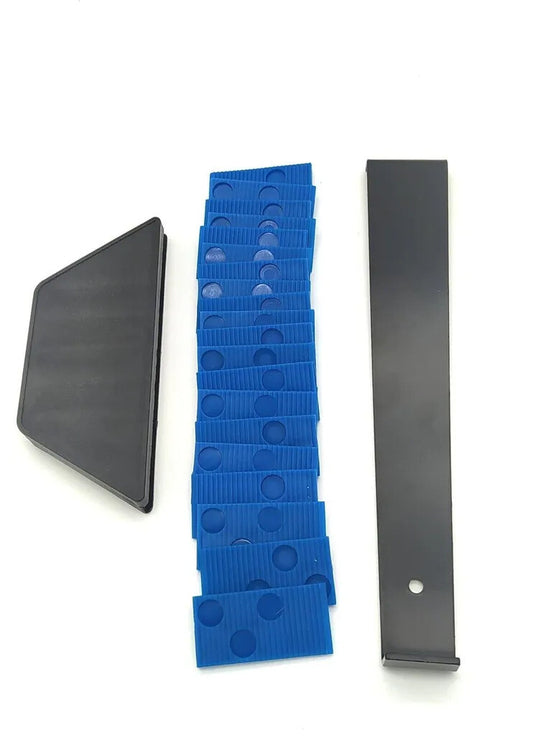 Verlegeset Verlegehilfe für Laminat und Parkett Bodenlag Abstandskeile Zugeisen