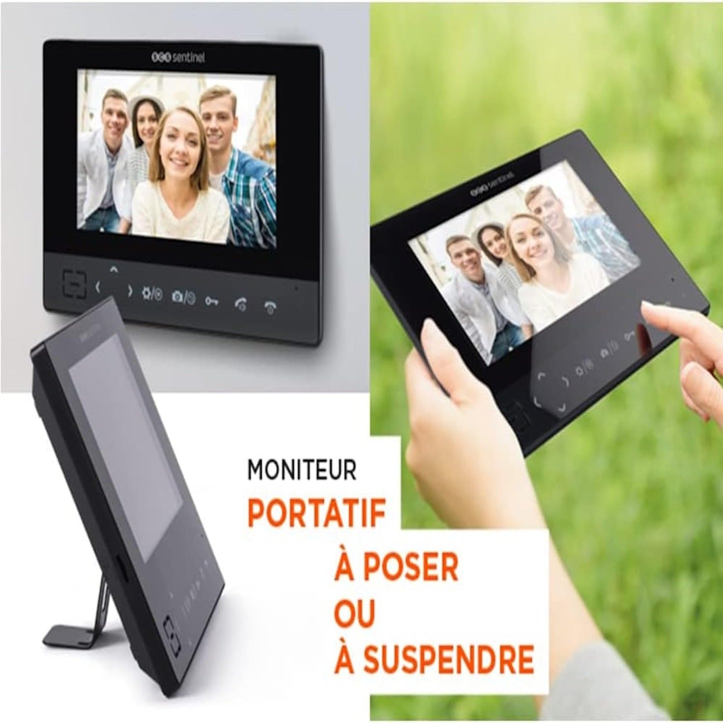 SCS SENTINEL PVS0009 Intercom Wireless Video Home Telefon ohne Kabel
