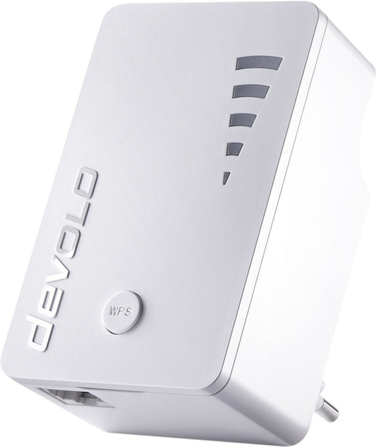 Devolo WLAN Verstärker AC 9844 mit bis zu 1200 Mbit/s und LAN Anschluss
