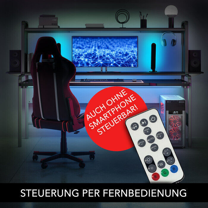 2er-Set SMART-LED-RGB-Lightbar-Dimmbar & App-Steuerbar