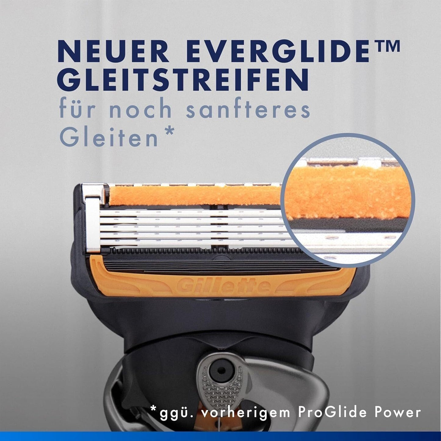 Gillette Fusion5 ProGlide Power Ersatzklingen 8 Stück – EverGlide, Präzision