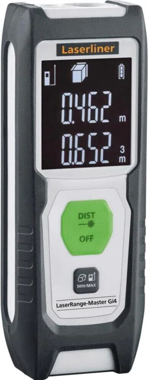 Laserliner Laser-Entfernungsmesser Gi4 – 40 m, grüner Laser, ±2 mm Genauigkeit
