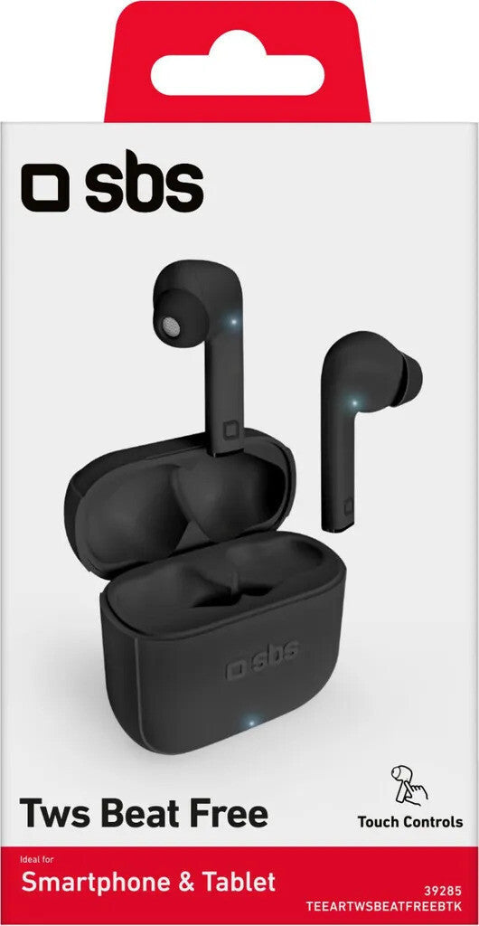 SBS Beat Free schwarz TWS-Kopfhörer