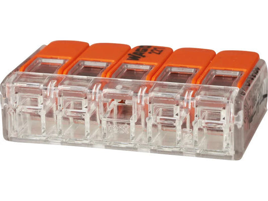 WAGO Verbindungsklemmen 221-415 | 5 Leiter, bis 4 mm², 25 Stück